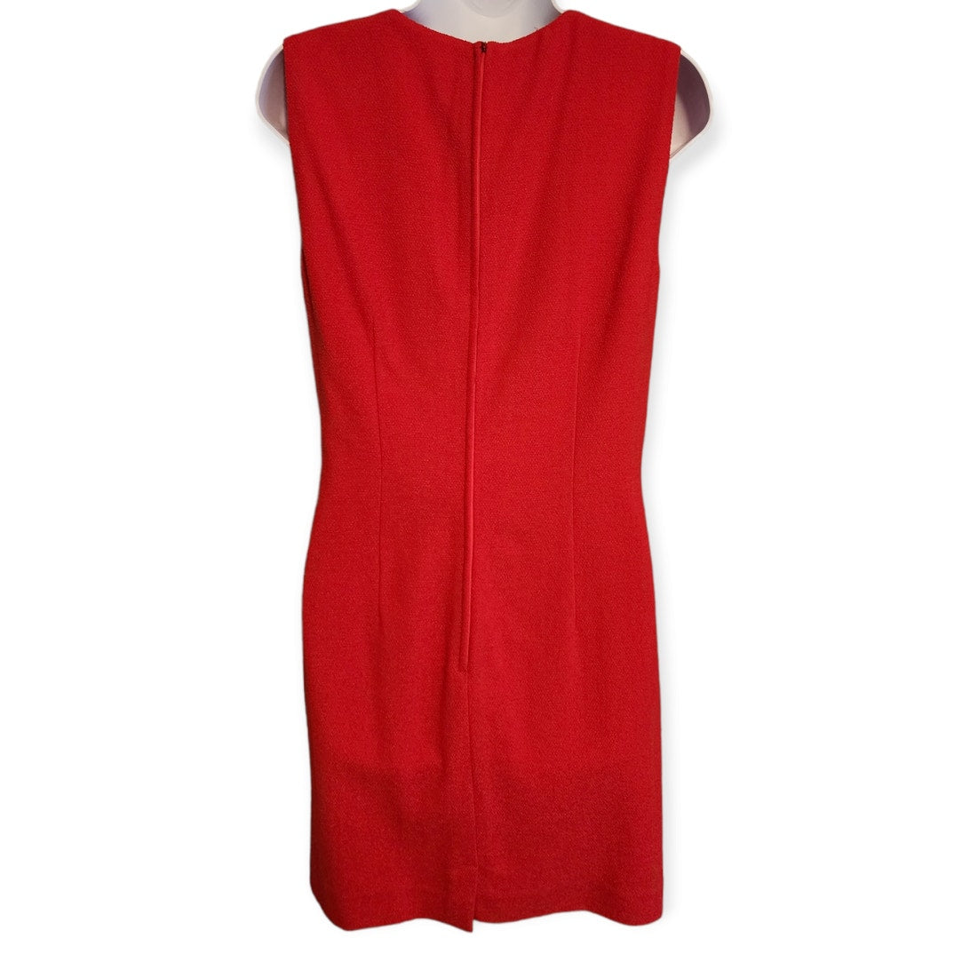 Pianforte di Max Mara Red Wool Suit Jacket & Sleeveless Dress size 44 / US 10