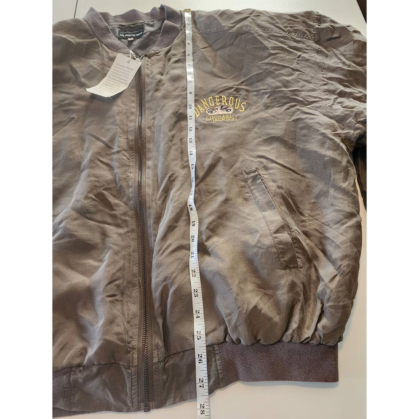 Vintage Michael Jackson Dangerous Tour Silk Jacket by Sharper Image Size XL