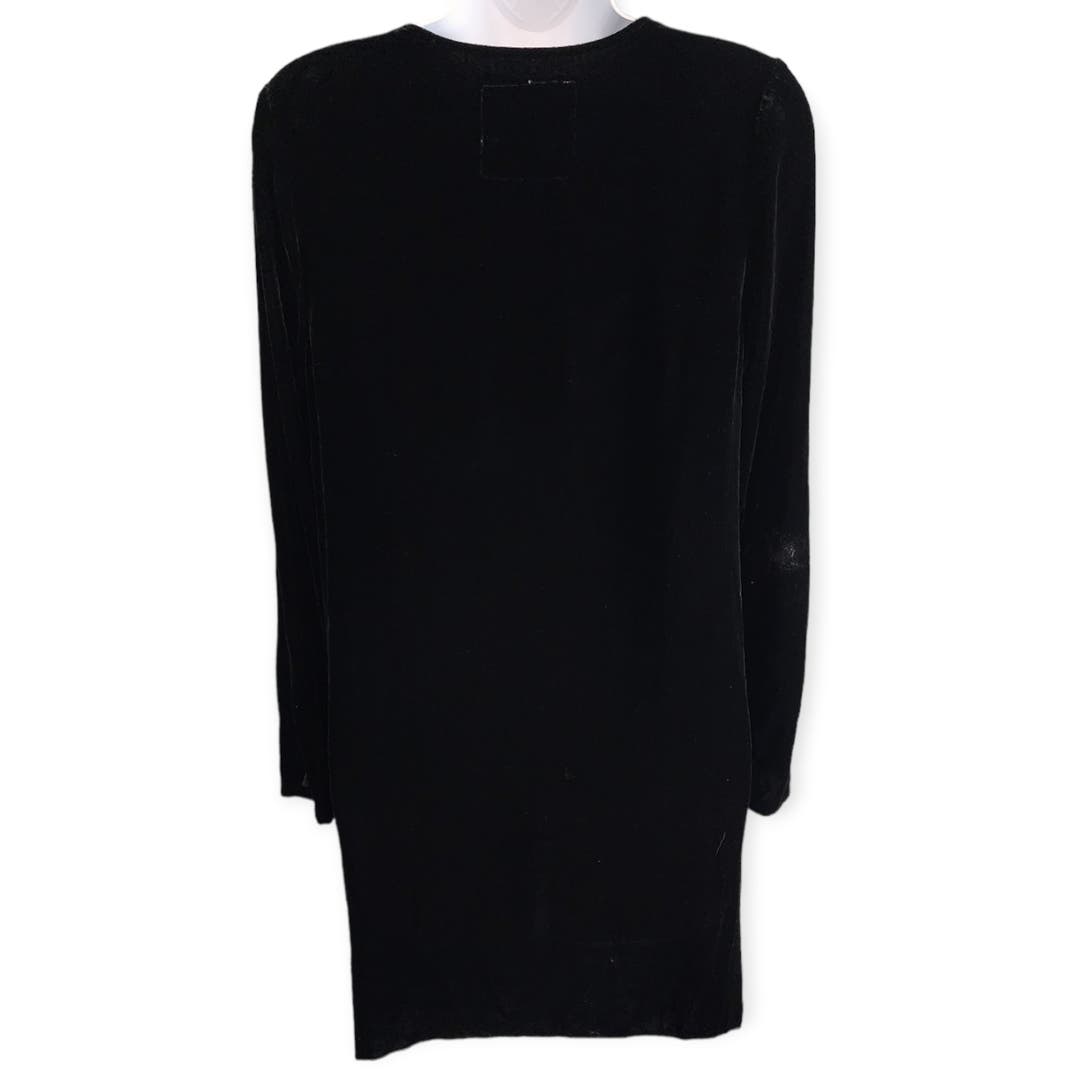 Johnny Was Black Velvet Embroidered Tunic Dress size XS – DIFY Style Coaching