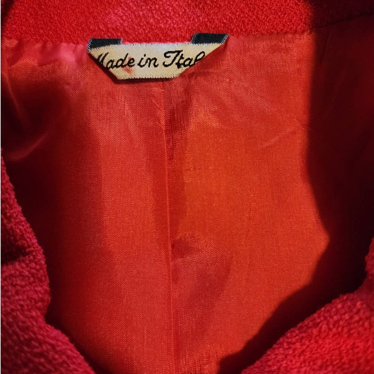 Pianforte di Max Mara Red Wool Suit Jacket & Sleeveless Dress size 44 / US 10