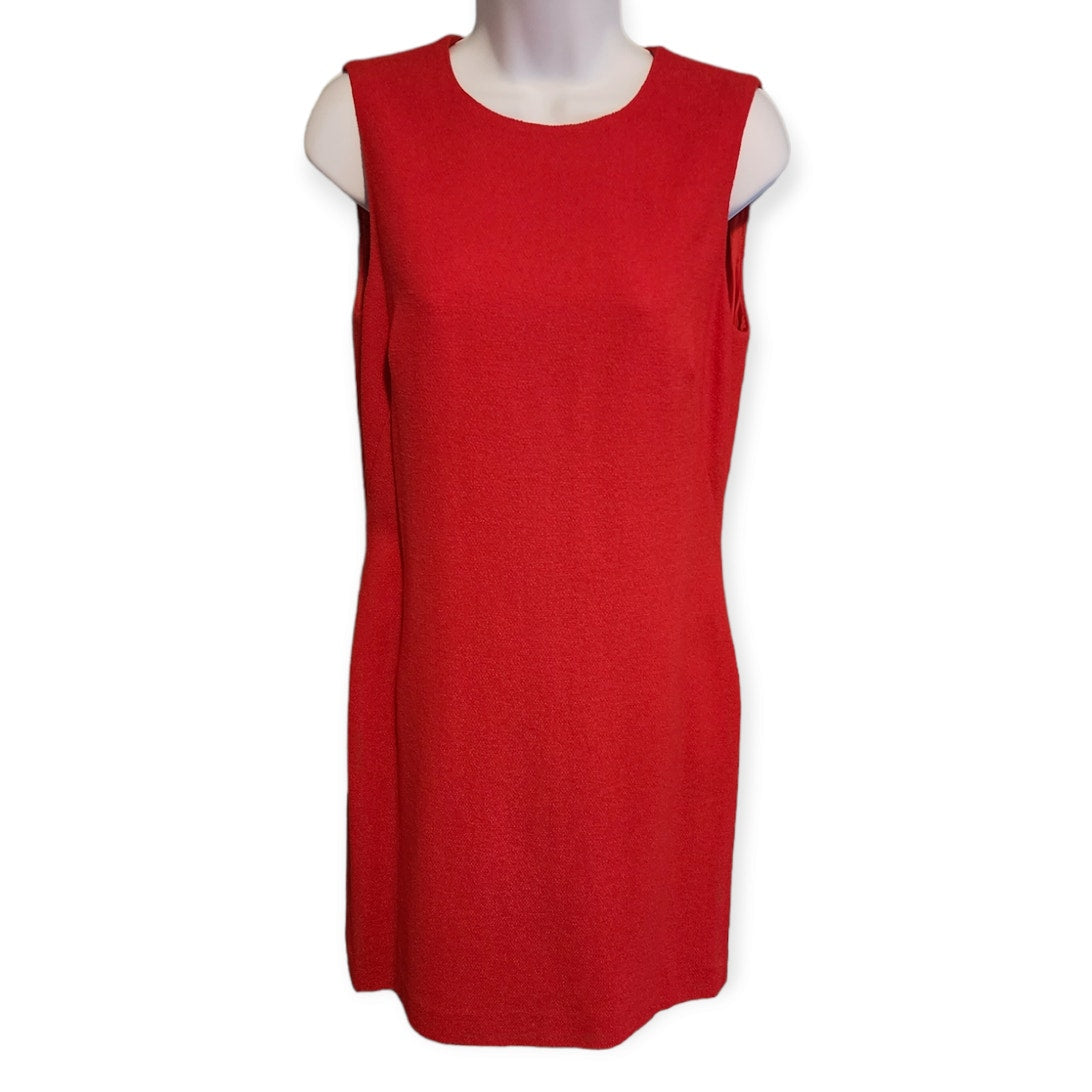 Pianforte di Max Mara Red Wool Suit Jacket & Sleeveless Dress size 44 / US 10