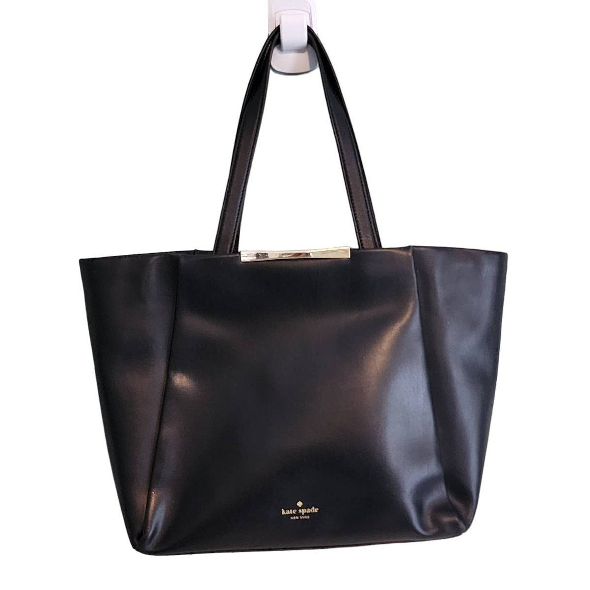 Kate Spade Camden Way Lenora Black Leather Tote
