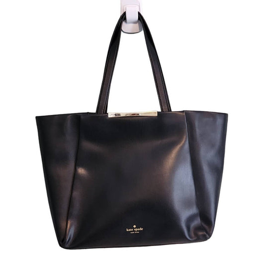 Kate Spade Camden Way Lenora Black Leather Tote