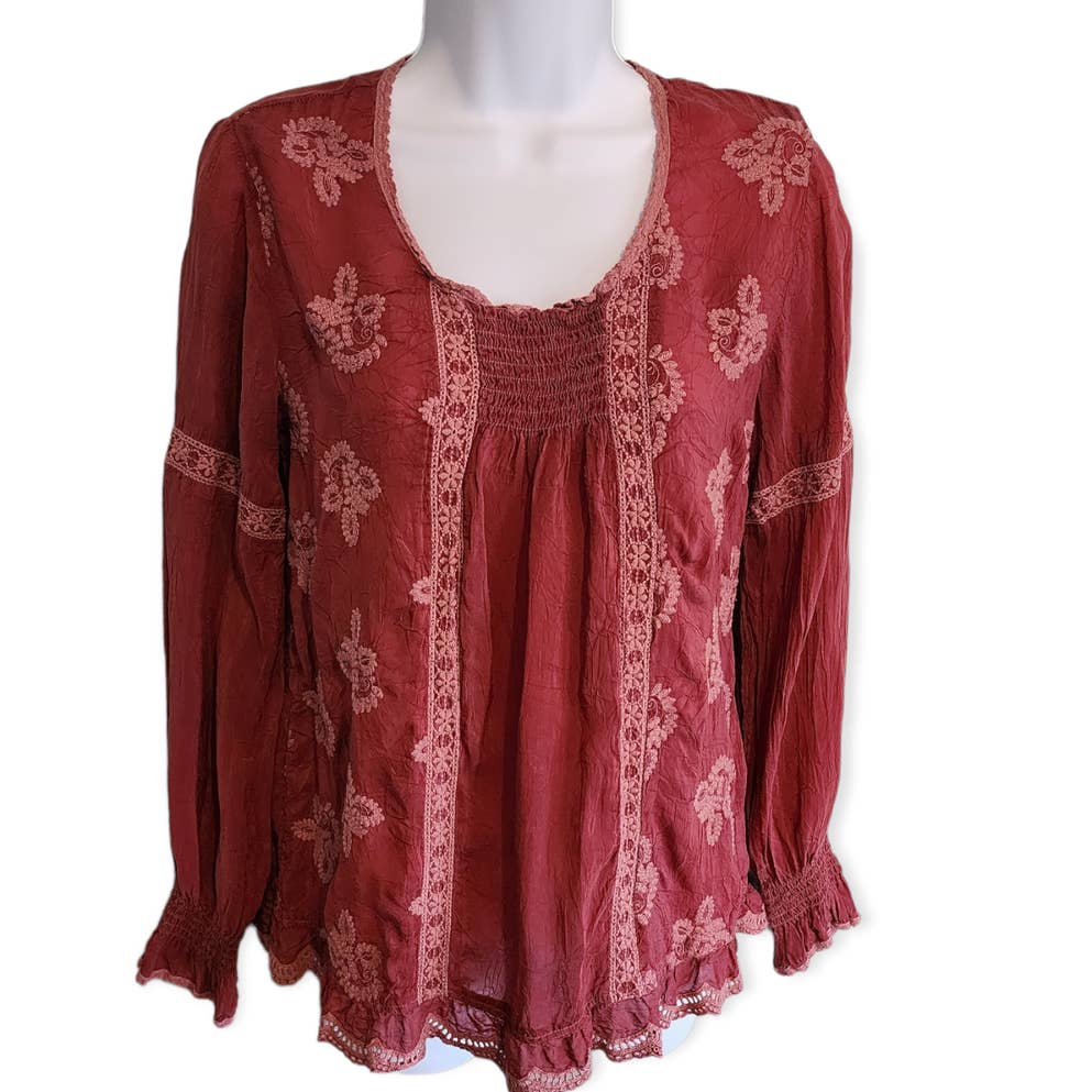 Johnny Was Embroidered Tunic size XS