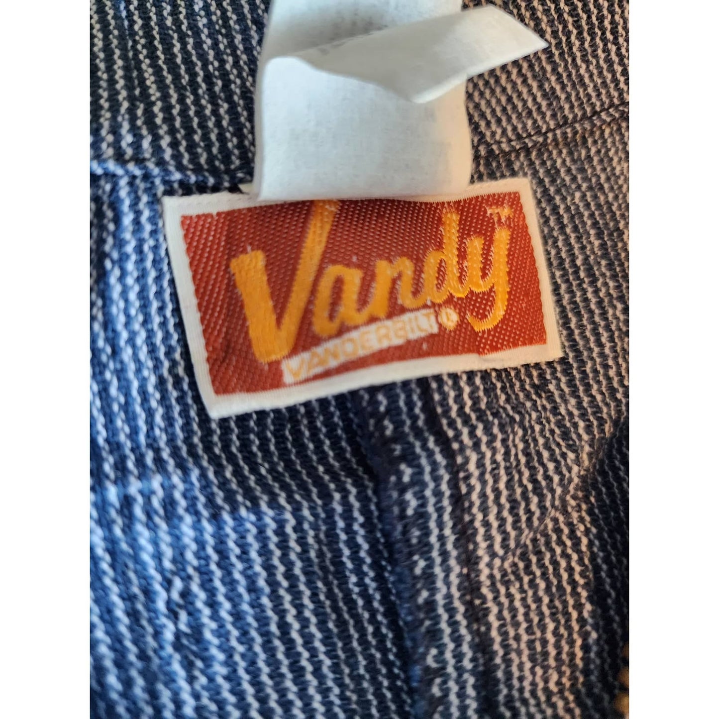 Vintage  Vandy by Lady Vanderbilt Pinstripe Seersucker Sailor Suit Deadstock