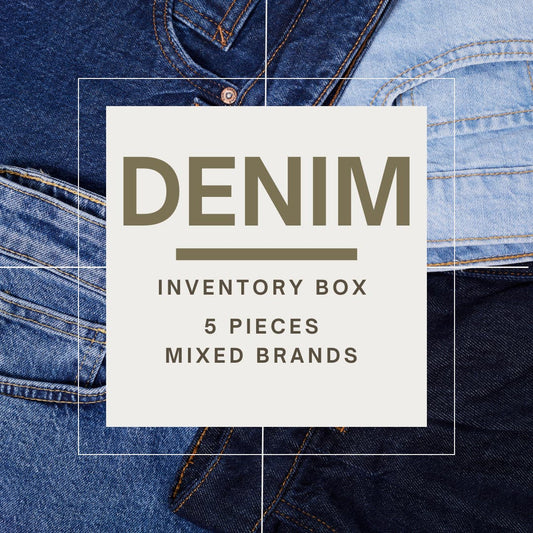 Denim Inventory Box - Five Pieces