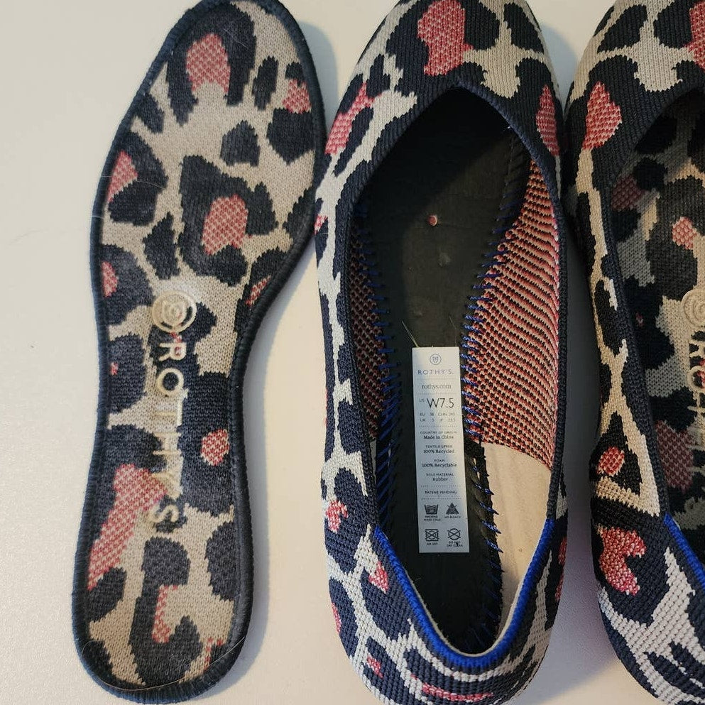 Rothy's Red Cat Flats Size 7.5