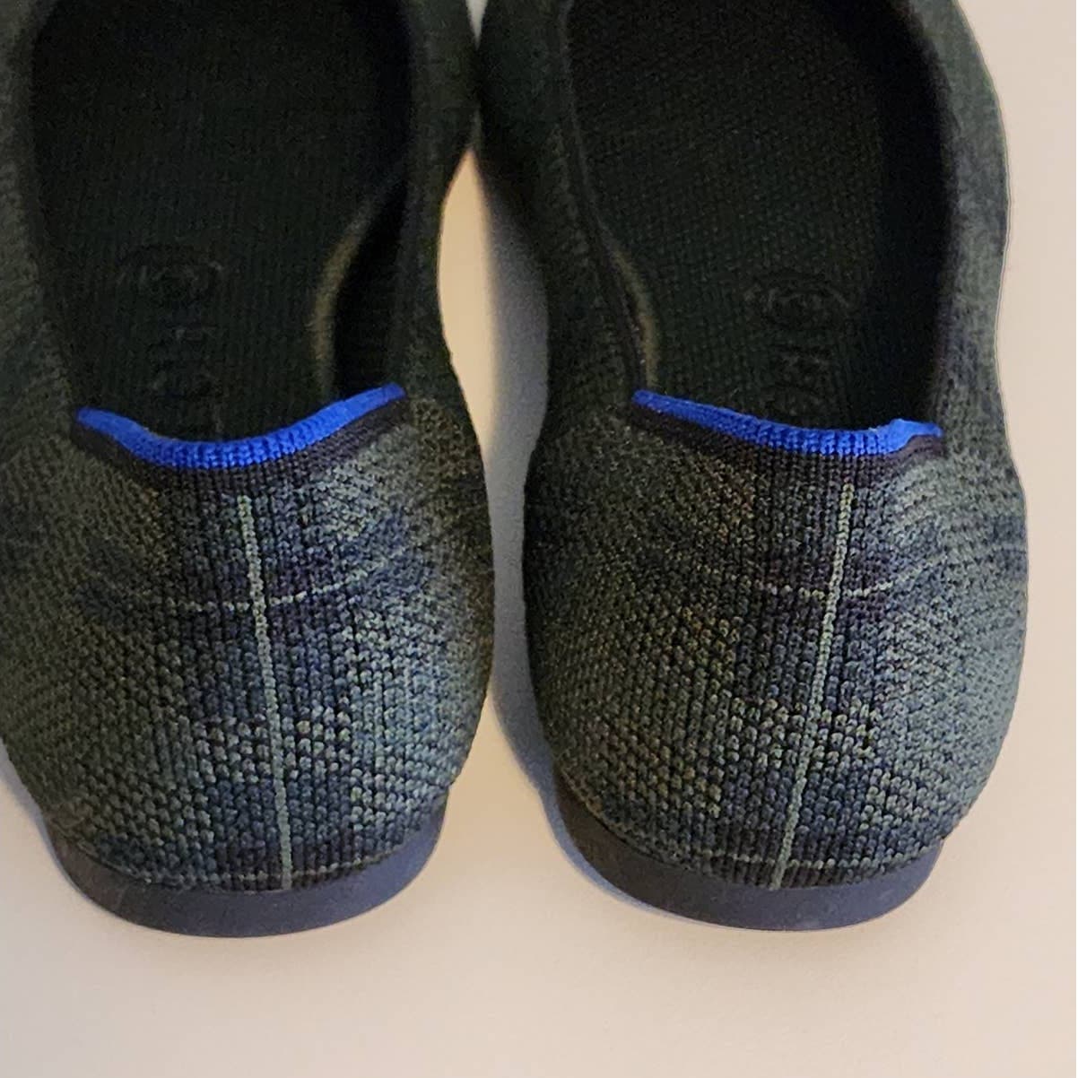 Rothy's Racer Plaid Check Captoe Point Size 8.5