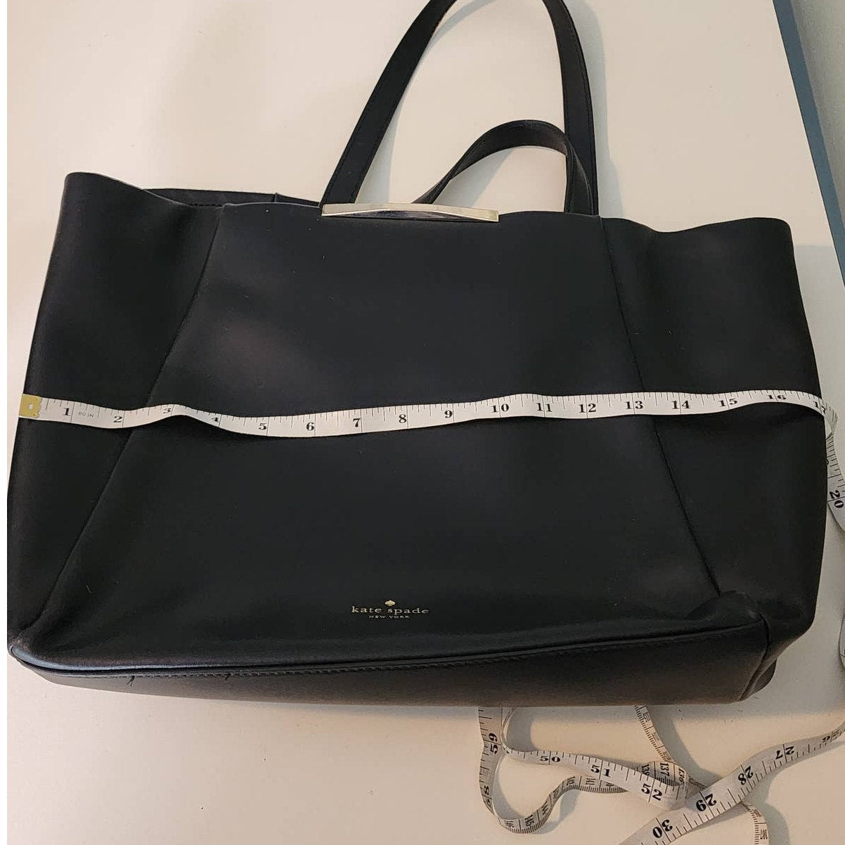 Kate Spade Camden Way Lenora Black Leather Tote