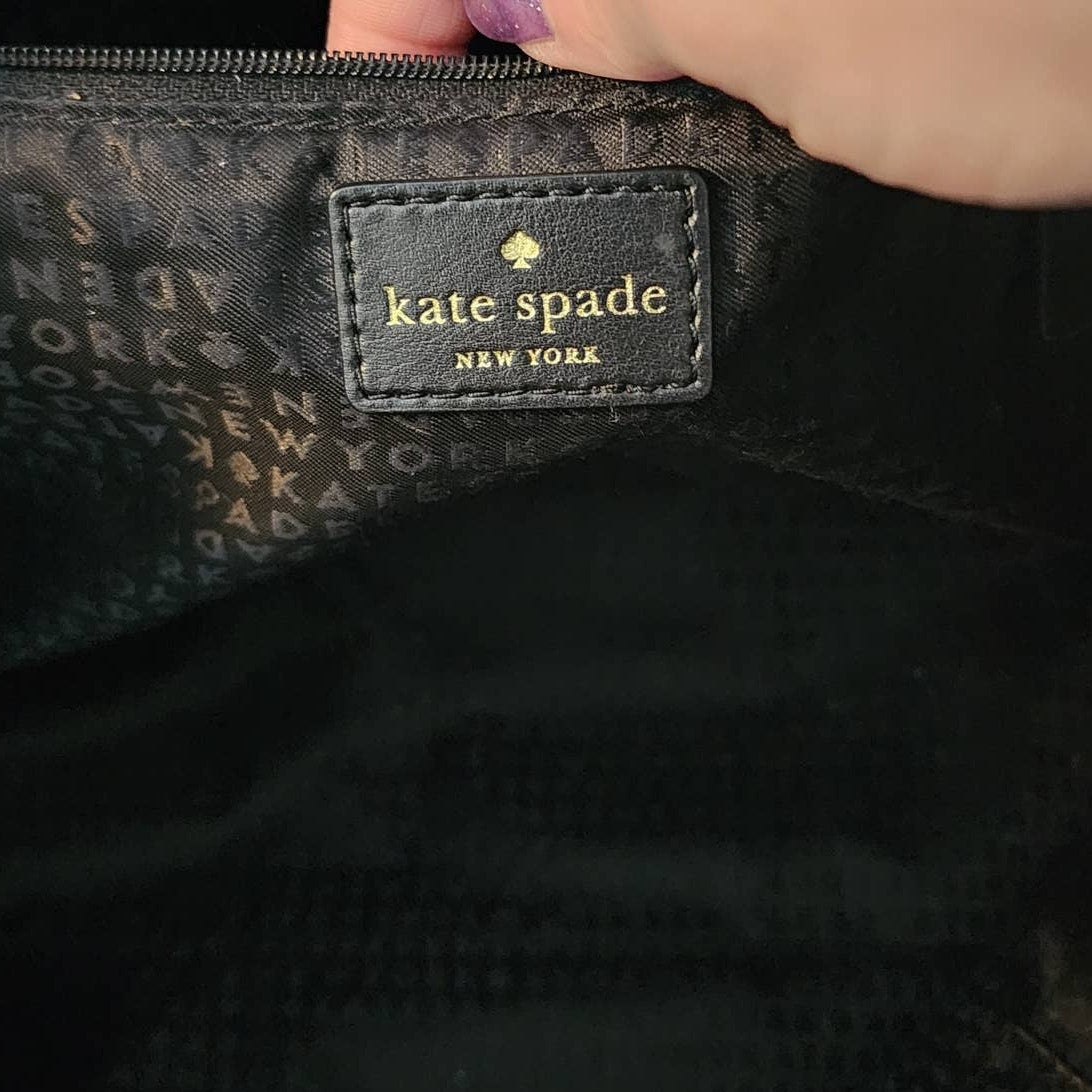 Kate Spade Camden Way Lenora Black Leather Tote