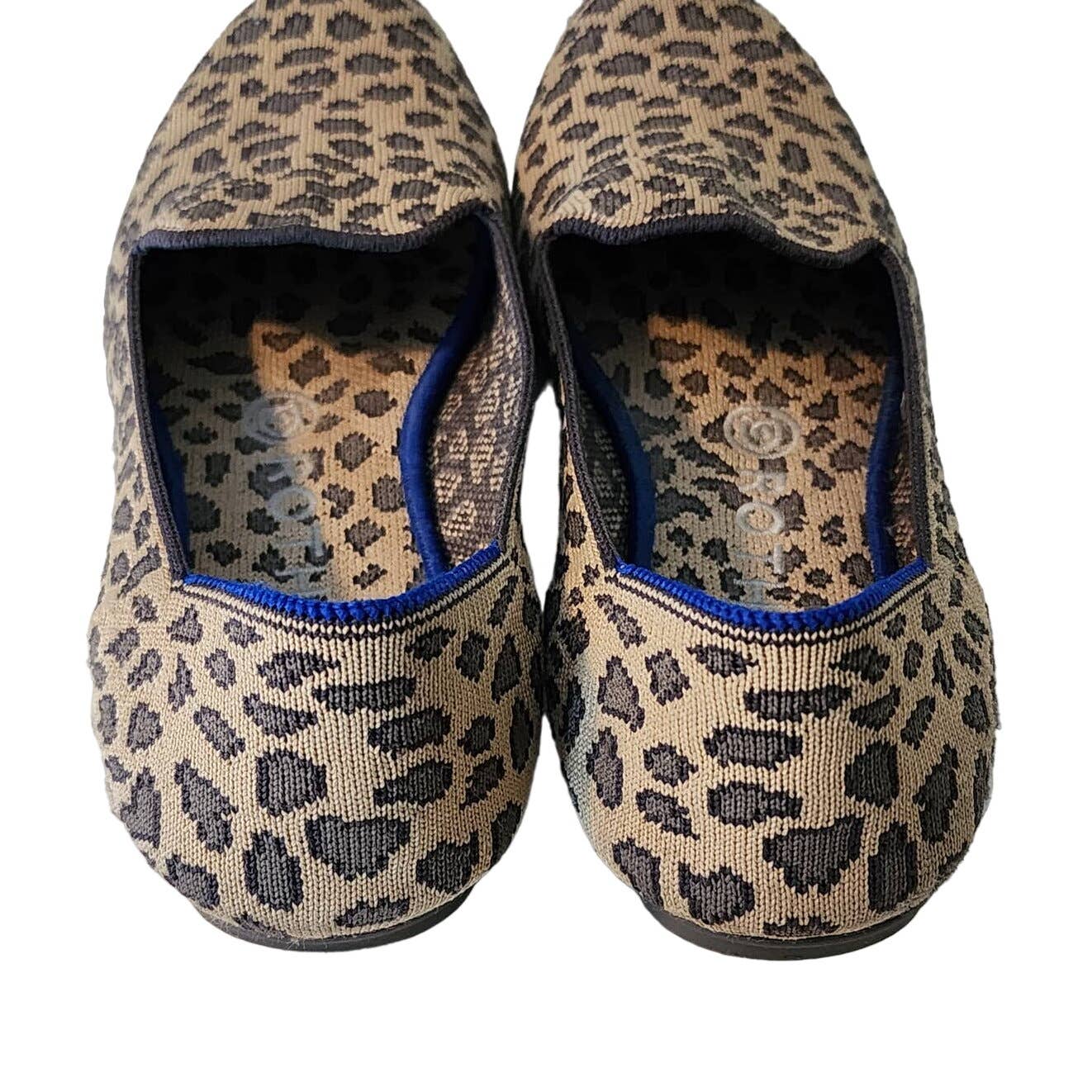 Rothy's Leopard Print Loafers size 8