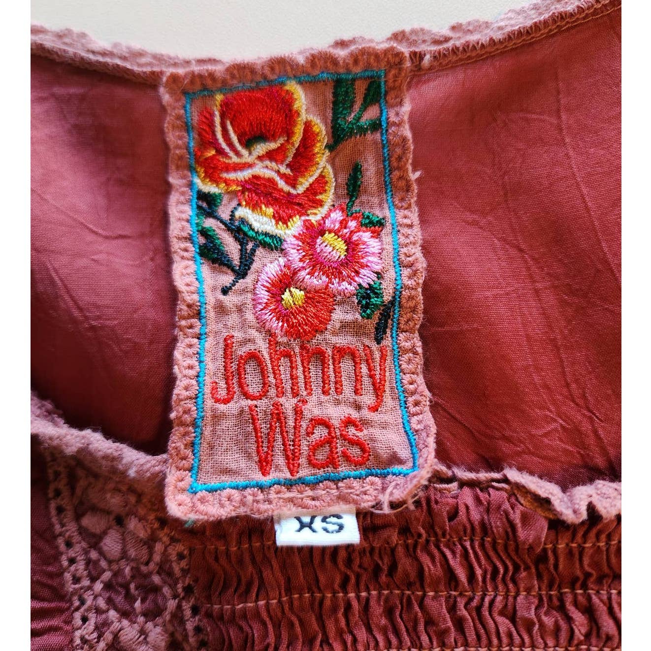 Johnny Was Embroidered Tunic size XS